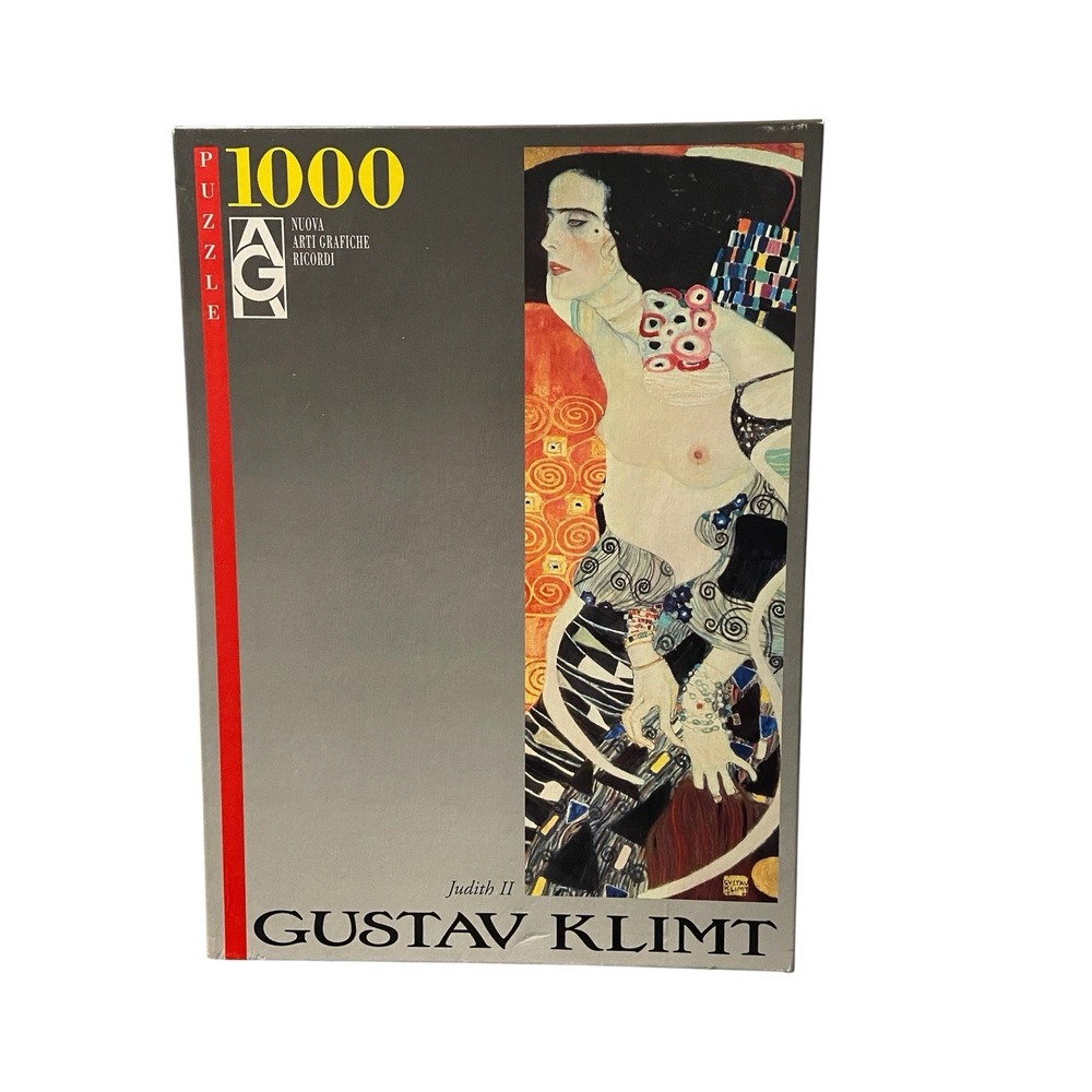 Vintage Ricordi Gustav Klimt Judith II 1000 Piece Puzzle Art Italy 15089
